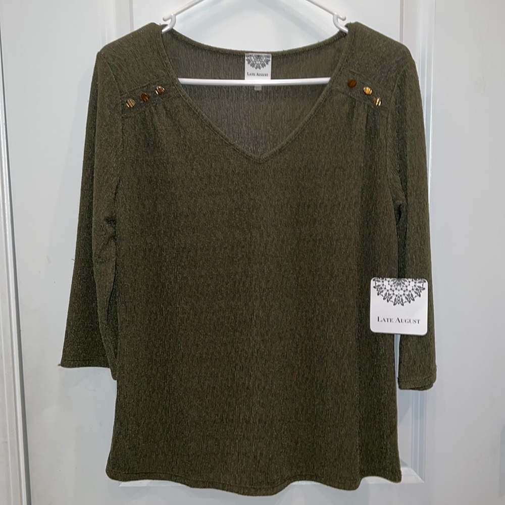 Brand new with tag green top